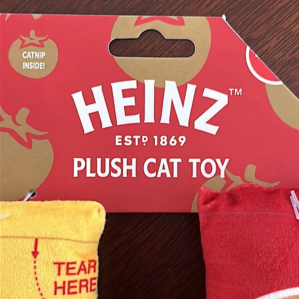 Heinz plush catnip toys